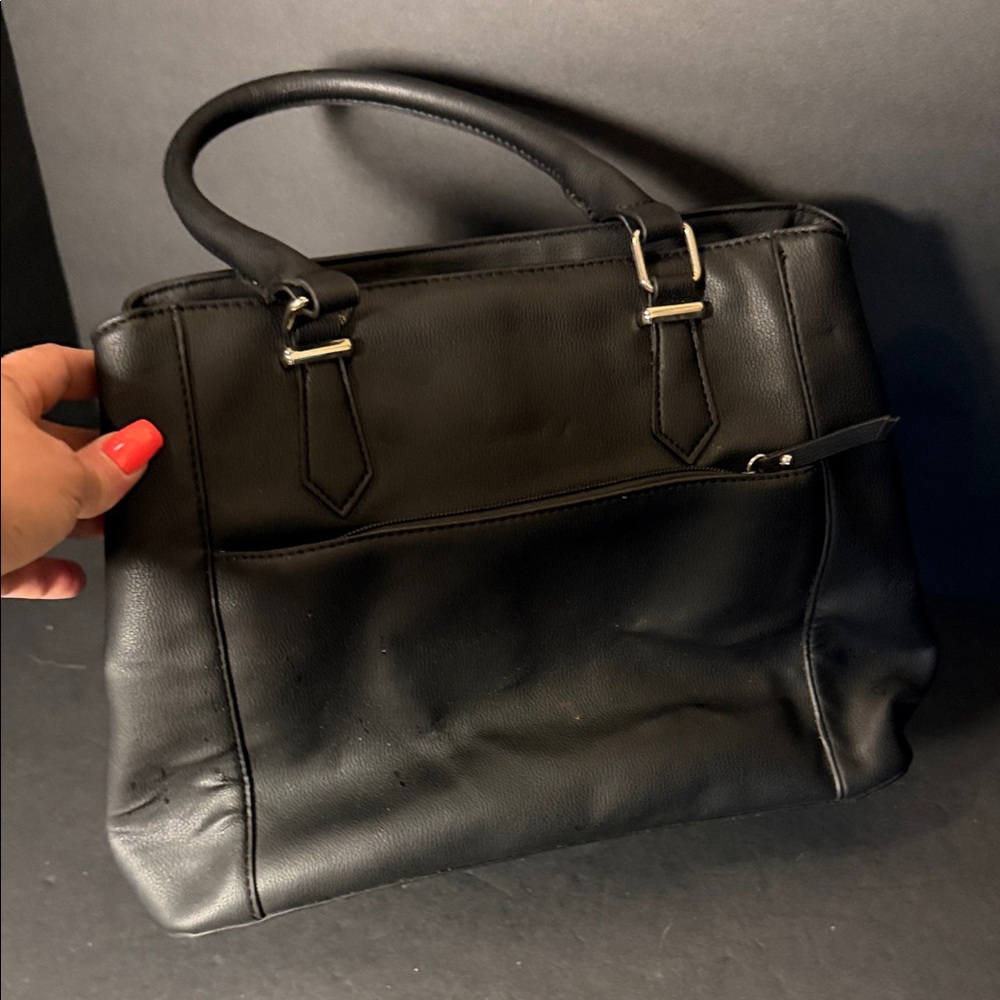 Chic Black Satchel Bag
